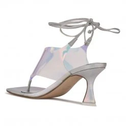 Nine West Lace It Up Popi Ankle Wrap Heeled Sandals