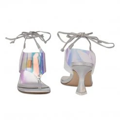 Nine West Lace It Up Popi Ankle Wrap Heeled Sandals