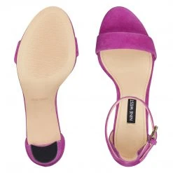 Nine West Pruce Ankle Strap Block Heel Sandals 7 Nine West Pruce Ankle Strap Block Heel Sandals