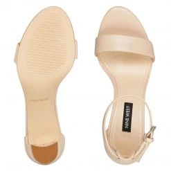 Nine West Pruce Ankle Strap Block Heel Sandals