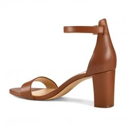 Nine West Pruce Ankle Strap Block Heel Sandals