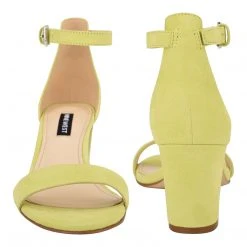 Nine West Pruce Ankle Strap Block Heel Sandals Color Pop 10 Nine West Pruce Ankle Strap Block Heel Sandals Color Pop