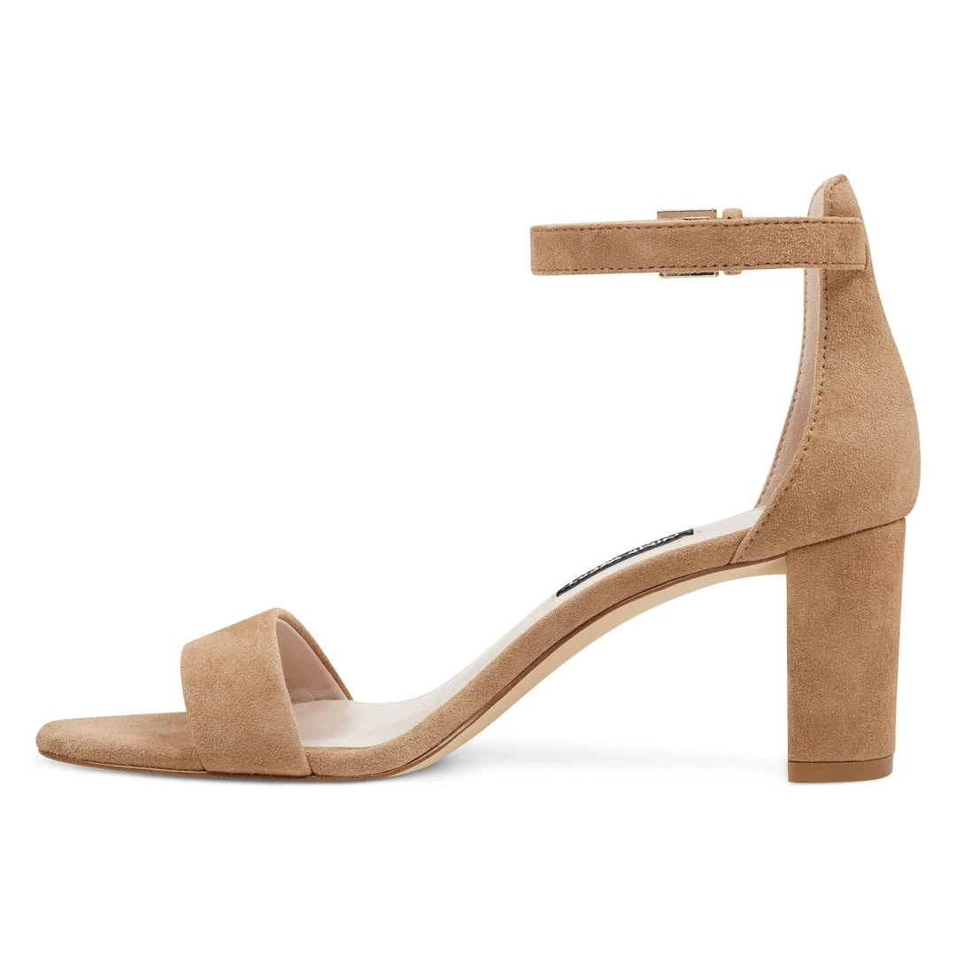Nine West Pruce Ankle Strap Block Heel Sandals Heels 6 Nine West Pruce Ankle Strap Block Heel Sandals Heels