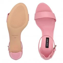 Nine West Y2K Revival Pruce Ankle Strap Block Heel Sandals