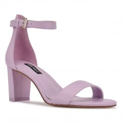 Nine West Y2K Revival Pruce Ankle Strap Block Heel Sandals