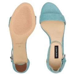 Nine West Pruce Ankle Strap Block Heel Sandals