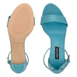 Nine West Y2K Revival Pruce Ankle Strap Block Heel Sandals