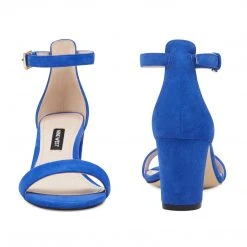 Nine West Pruce Ankle Strap Block Heel Sandals Heels 6 Nine West Pruce Ankle Strap Block Heel Sandals Heels