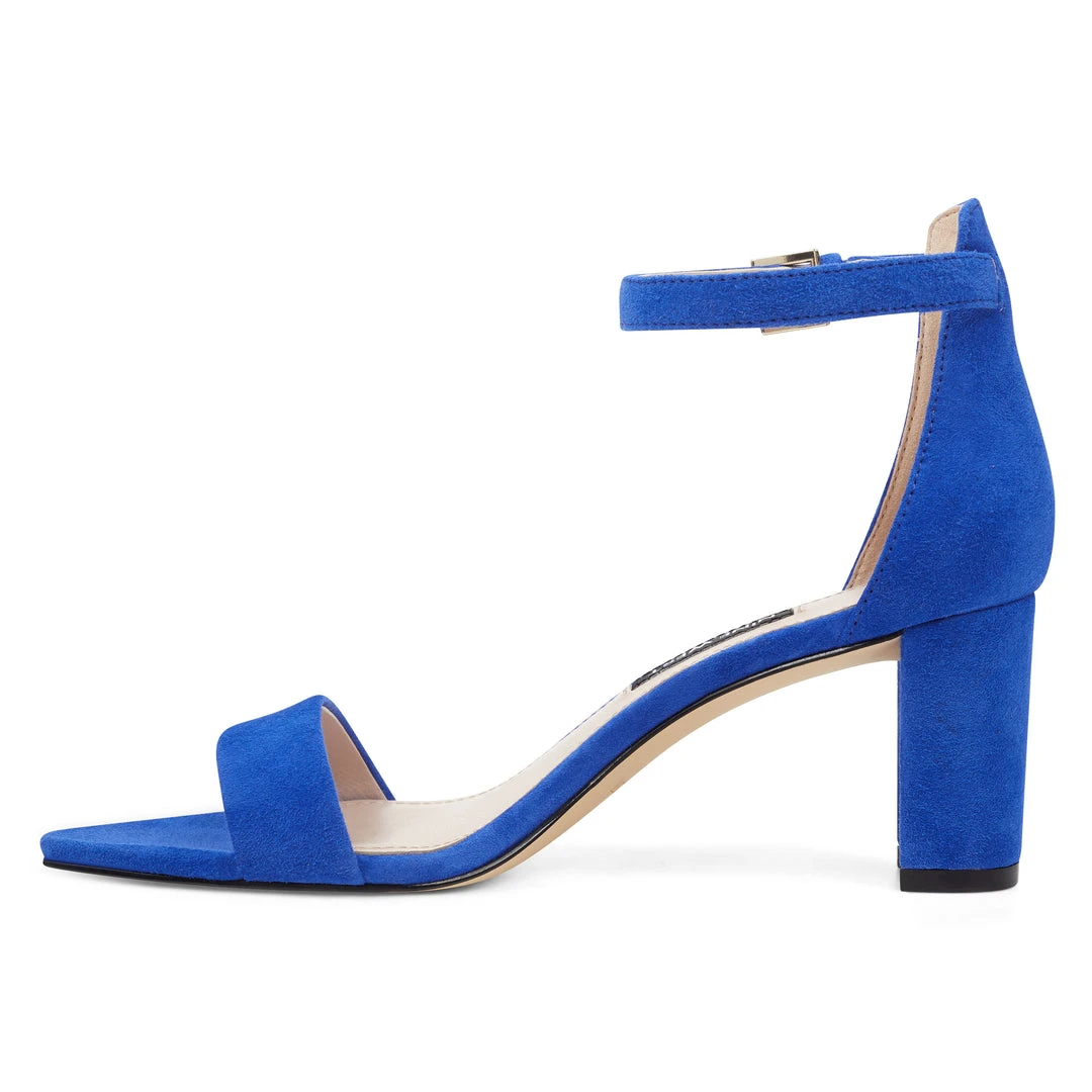 Nine West Pruce Ankle Strap Block Heel Sandals Heels Nine West Pruce Ankle Strap Block Heel Sandals Heels