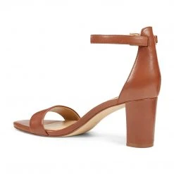 Nine West Shoes Pruce Ankle Strap Block Heel Sandals