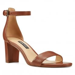 Nine West Shoes Pruce Ankle Strap Block Heel Sandals