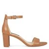 Nine West Pruce Ankle Strap Block Heel Sandals