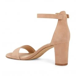 Nine West Heels Pruce Ankle Strap Block Heel Sandals 4 Nine West Heels Pruce Ankle Strap Block Heel Sandals