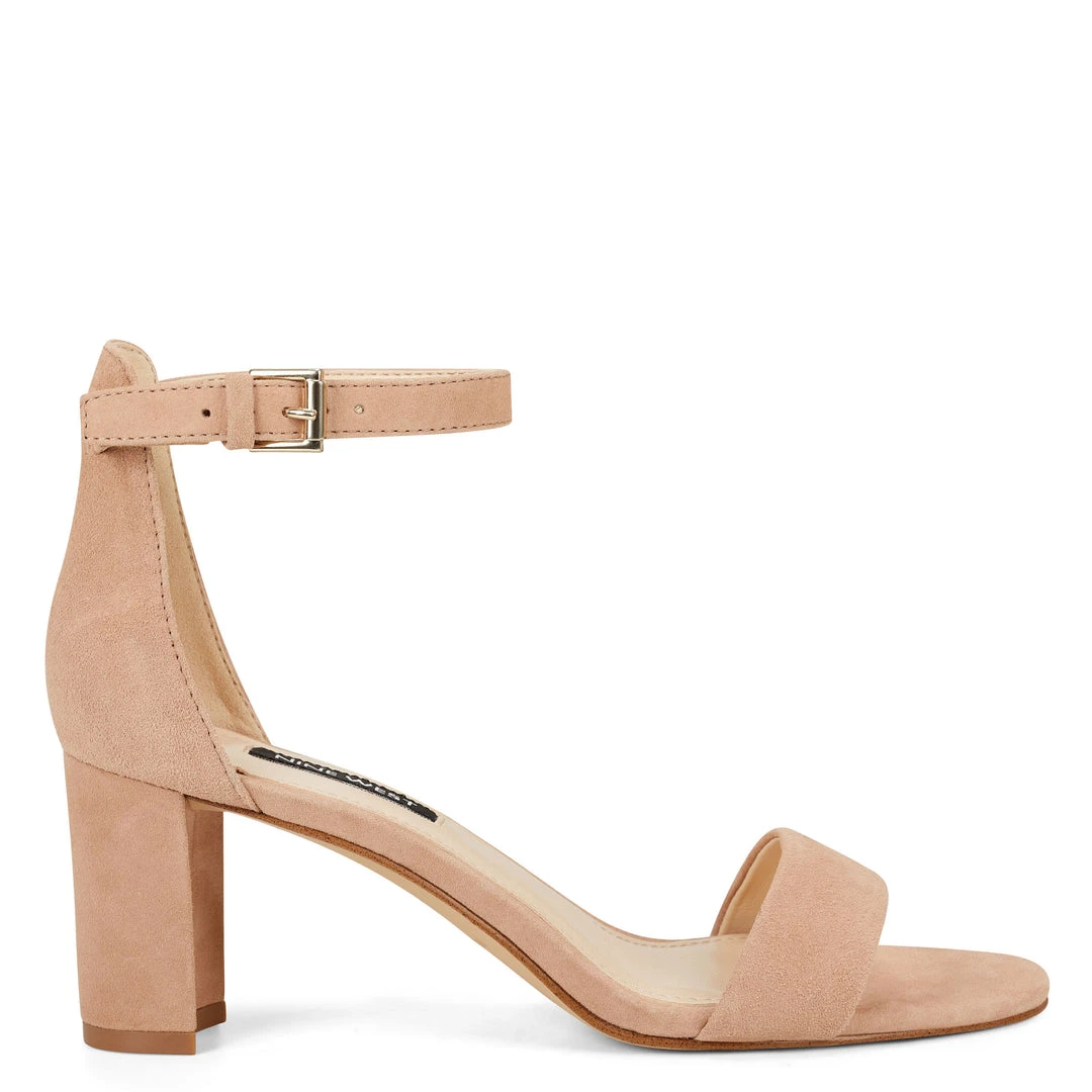 Nine West Heels Pruce Ankle Strap Block Heel Sandals Nine West Heels Pruce Ankle Strap Block Heel Sandals