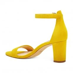 Nine West Color Pop Pruce Ankle Strap Block Heel Sandals