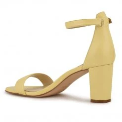 Nine West Pruce Ankle Strap Block Heel Sandals