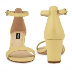 Nine West Pruce Ankle Strap Block Heel Sandals