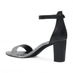 Nine West Pruce Ankle Strap Block Heel Sandals