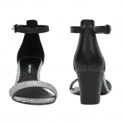 Nine West Pruce Ankle Strap Block Heel Sandals