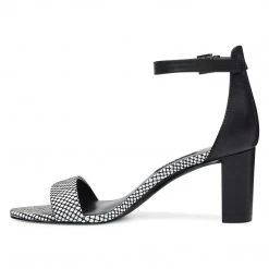 Nine West Pruce Ankle Strap Block Heel Sandals