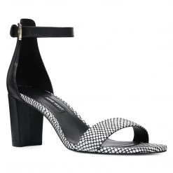 Nine West Pruce Ankle Strap Block Heel Sandals