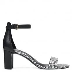 Nine West Pruce Ankle Strap Block Heel Sandals