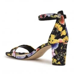 Nine West Shoes Pruce Ankle Strap Block Heel Sandals