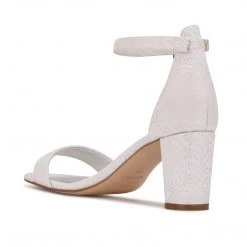 Nine West Bridal Pruce Ankle Strap Block Heel Sandals