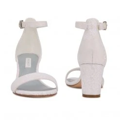 Nine West Bridal Pruce Ankle Strap Block Heel Sandals