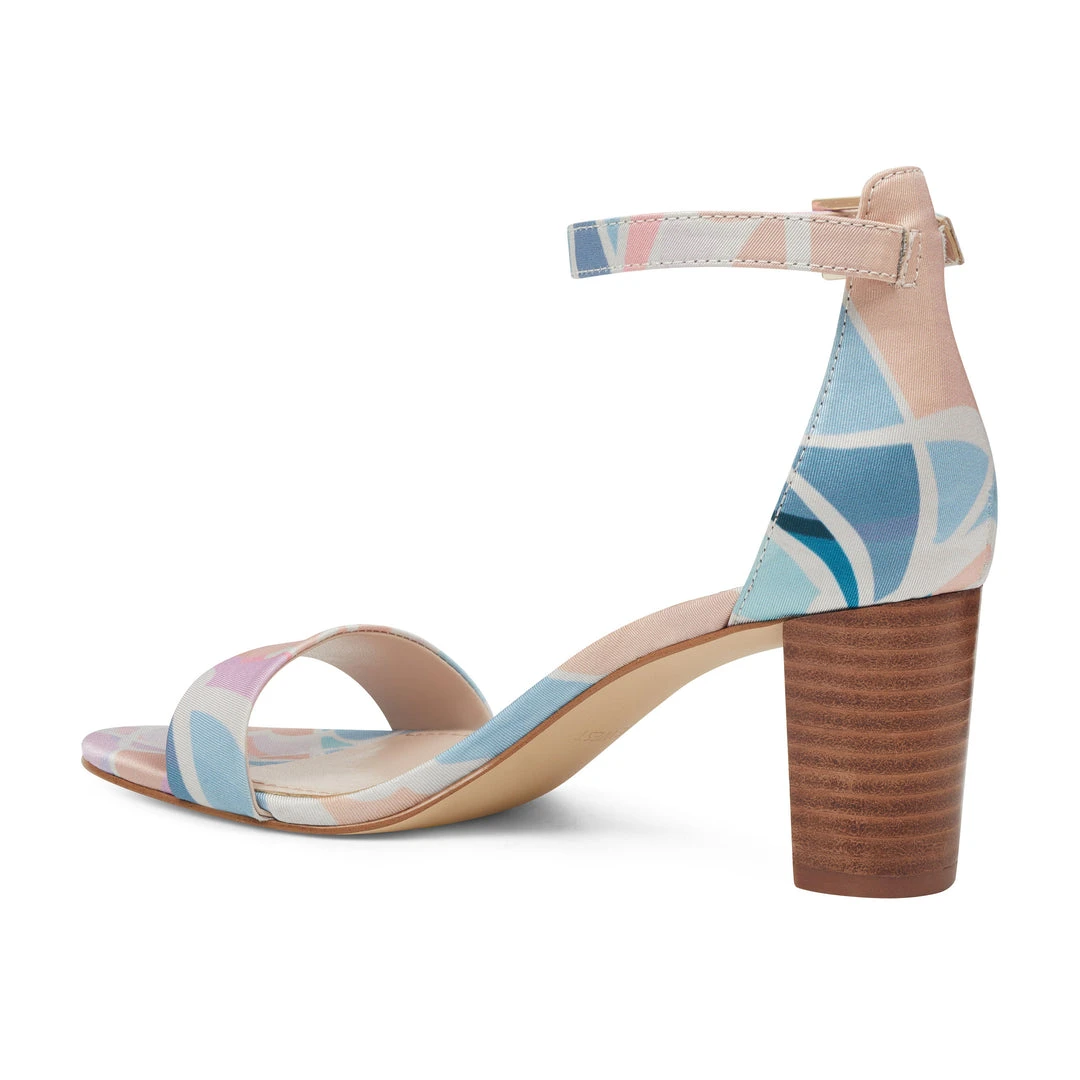 Nine West Pruce Ankle Strap Block Heel Sandals 5 Nine West Pruce Ankle Strap Block Heel Sandals