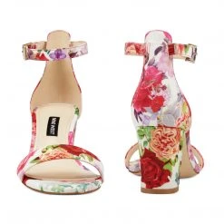 Nine West Pruce Ankle Strap Block Heel Sandals Heels 6 Nine West Pruce Ankle Strap Block Heel Sandals Heels