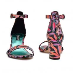 Nine West Color Pop Pruce Ankle Strap Block Heel Sandals