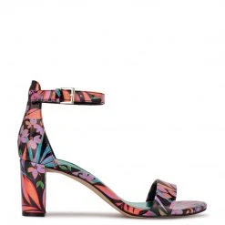 Nine West Color Pop Pruce Ankle Strap Block Heel Sandals