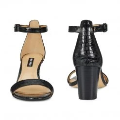 Nine West Pruce Ankle Strap Block Heel Sandals