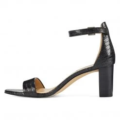 Nine West Pruce Ankle Strap Block Heel Sandals
