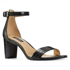 Nine West Pruce Ankle Strap Block Heel Sandals