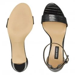 Nine West Pruce Ankle Strap Block Heel Sandals