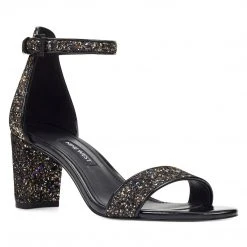 Nine West Pruce Ankle Strap Block Heel Sandals