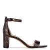 Nine West Pruce Ankle Strap Block Heel Sandals
