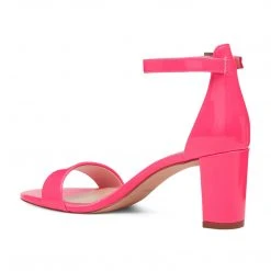 Nine West Heels Pruce Ankle Strap Block Heel Sandals 4 Nine West Heels Pruce Ankle Strap Block Heel Sandals