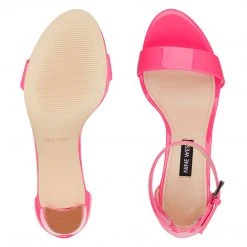 Nine West Heels Pruce Ankle Strap Block Heel Sandals 7 Nine West Heels Pruce Ankle Strap Block Heel Sandals