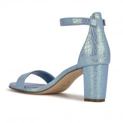 Nine West Pruce Ankle Strap Block Heel Sandals