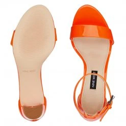 Nine West Pruce Ankle Strap Block Heel Sandals Heels