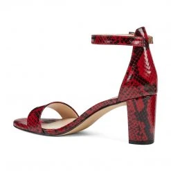 Nine West Pruce Ankle Strap Block Heel Sandals
