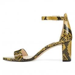 Nine West Heels Pruce Ankle Strap Block Heel Sandals 11 Nine West Heels Pruce Ankle Strap Block Heel Sandals