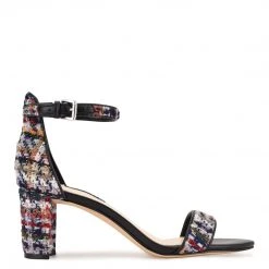 Nine West Pruce Ankle Strap Block Heel Sandals