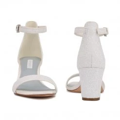 Nine West Pruce Ankle Strap Block Heel Sandals