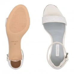 Nine West Pruce Ankle Strap Block Heel Sandals