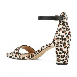 Nine West Heels Pruce Ankle Strap Block Heel Sandals 4 Nine West Heels Pruce Ankle Strap Block Heel Sandals