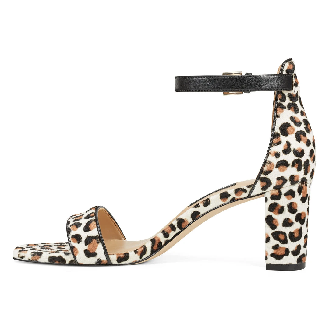 Nine West Heels Pruce Ankle Strap Block Heel Sandals Nine West Heels Pruce Ankle Strap Block Heel Sandals